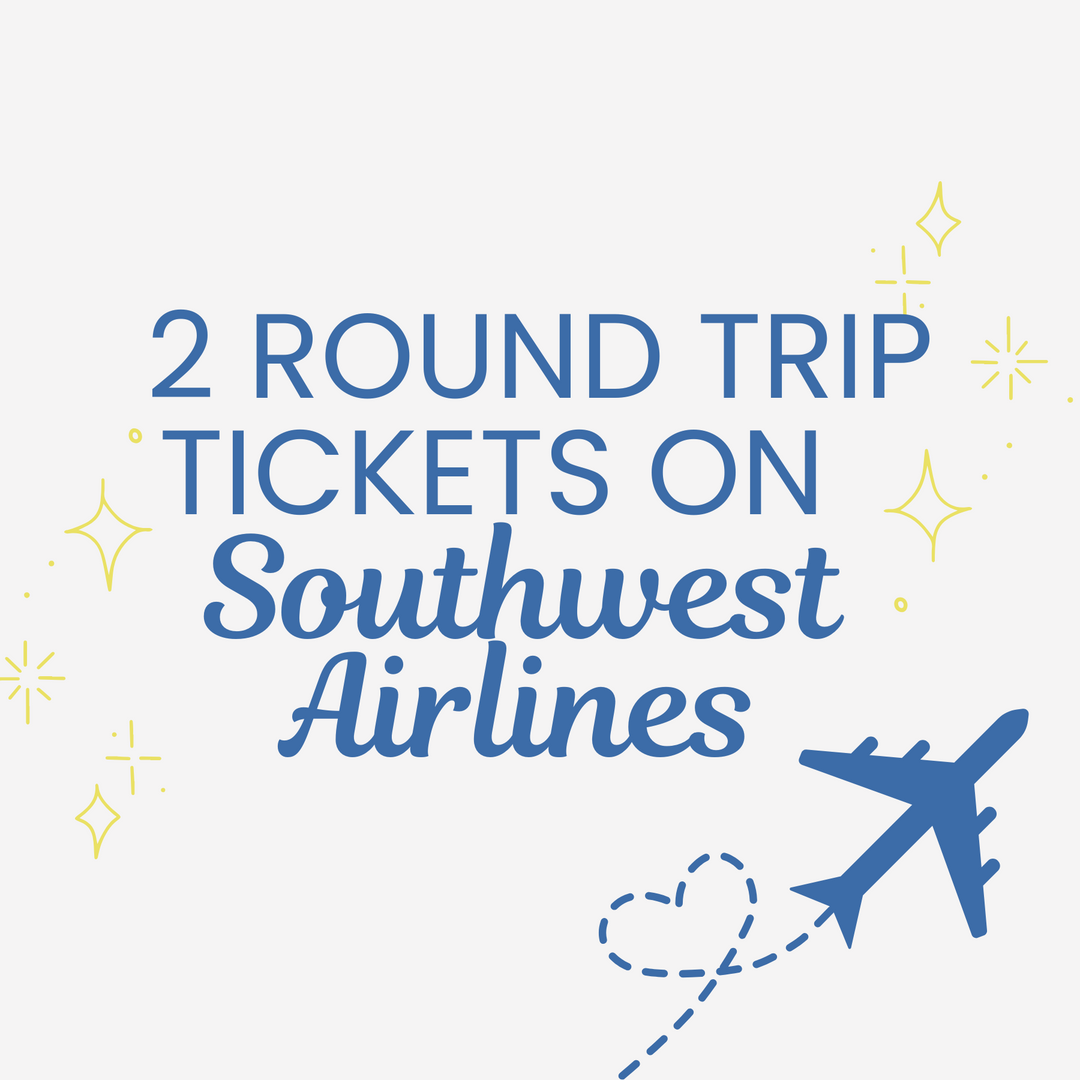 Two Round-Trip Tickets on Southwest Airlines - Raffle Ticket