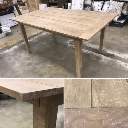 Oak Wood Planked Table