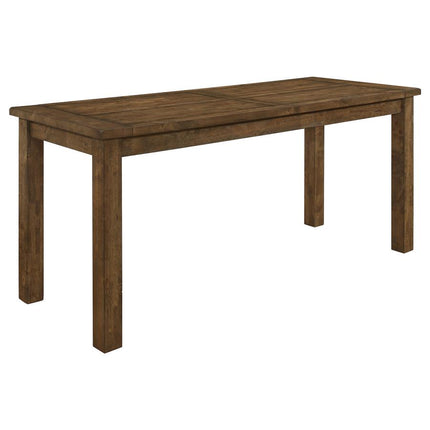 Coleman Counter Height Table Rustic Golden Brown 83.75 X 32 X 36