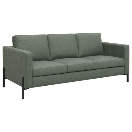 Tilly Upholstered Track Arms Sofa Sage 82 X 35.75 X 34.75