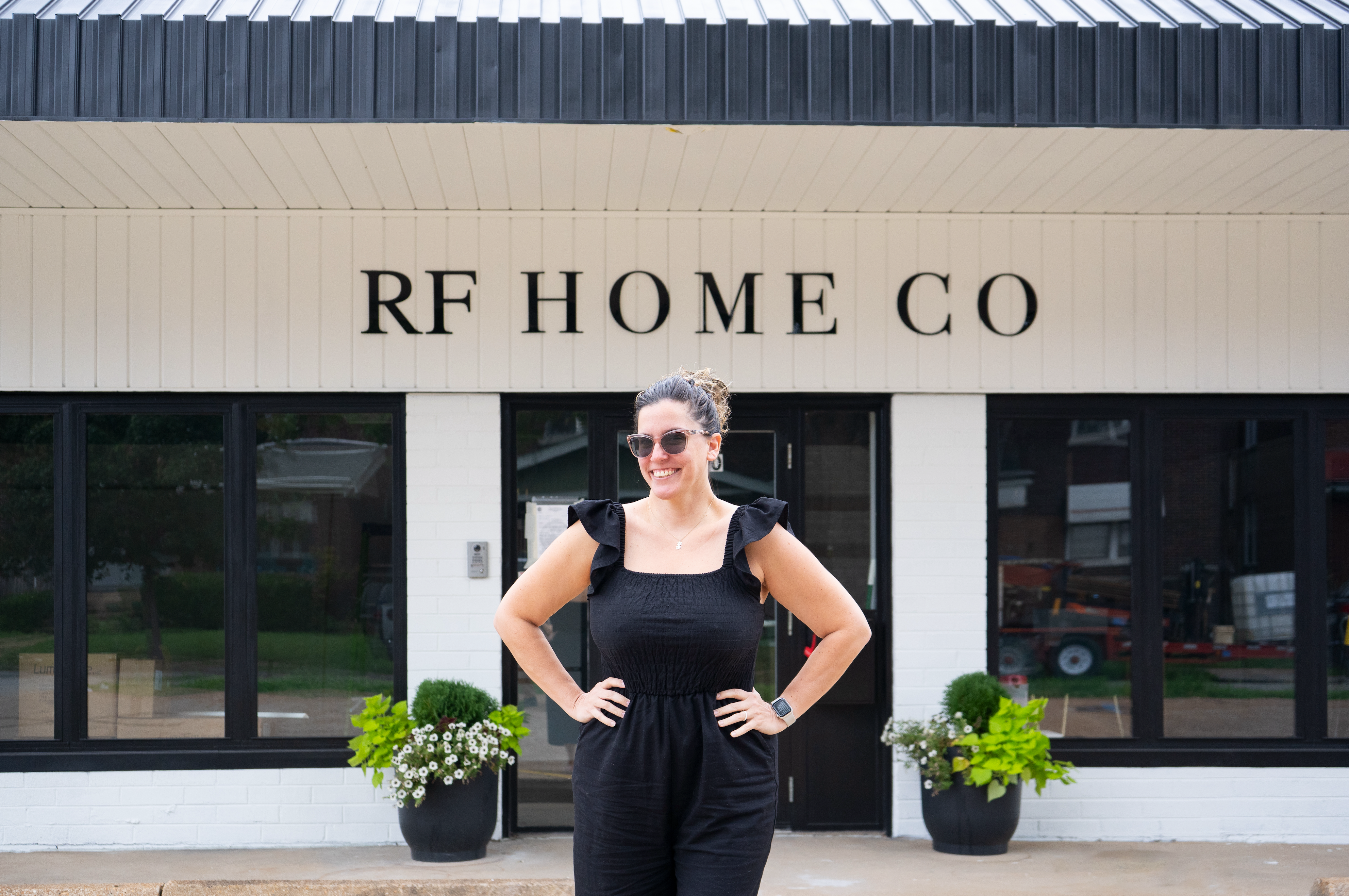 NICOLE GENZ infront of RF Home Co