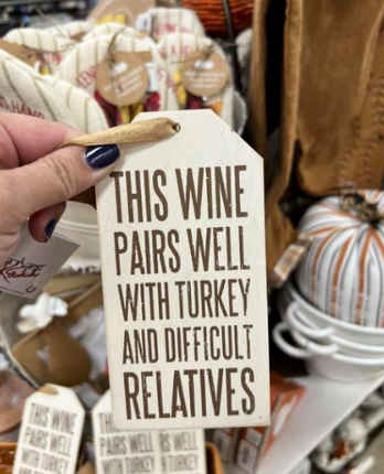 Difficult Relatives Bottle Tag - Pack of 6