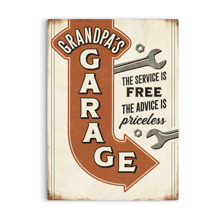 GRANDPA'S GARAGE - 12X16