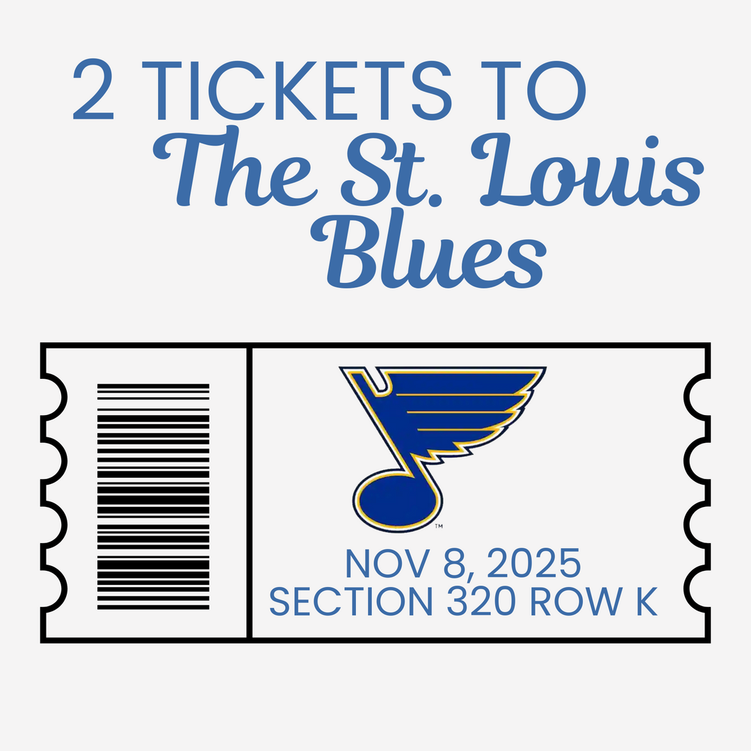 Two St. Louis Blues Tickets – Raffle Ticket