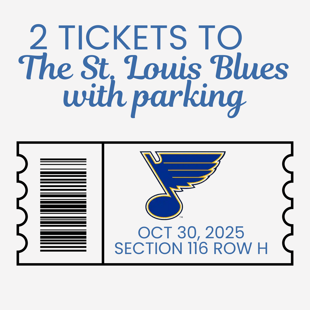 Two St. Louis Blues Tickets – Raffle Ticket